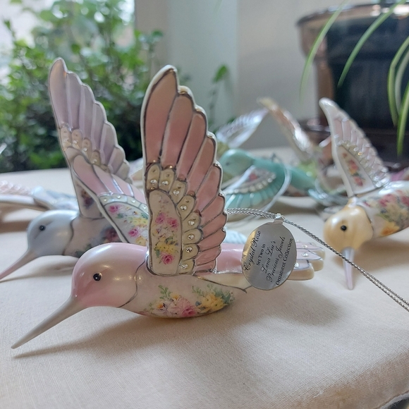 Lena Liu Precious Jewels- Bradford Exchange hummingbirds - Picture 3 of 16